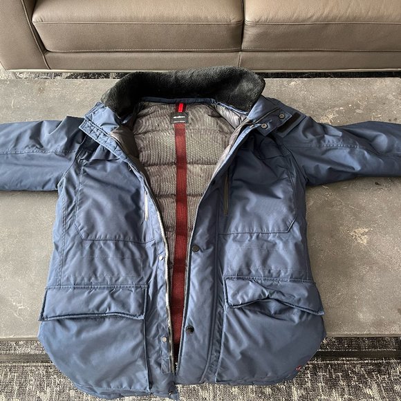 Strellson Duck Down Parka (Blue) - Picture 6 of 6
